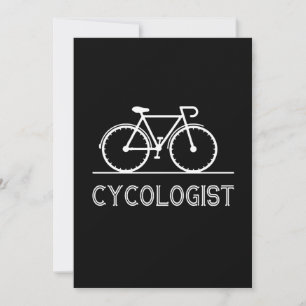 Cykologe Cycle Lover Geschenk zum Radfahren Dankeskarte