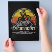 Cykologe Definition Funny Mountain Bike MTB Flyer (Hand)
