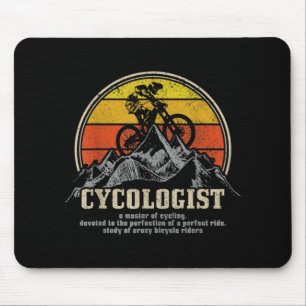 Cykologe Definition Funny Mountain Bike MTB Mousepad