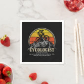 Cykologe Definition Funny Mountain Bike MTB Serviette (Beispiel)
