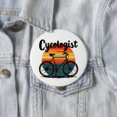 Cykologe: Energetic Biker T-Shirt - zum Radfahren Button (Beispiel)