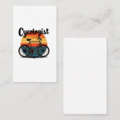 Cykologe: Energetic Biker T-Shirt - zum Radfahren Visitenkarte (Vorne/Hinten)