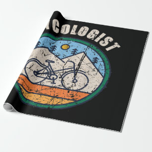 Cykologe Funny Bicycle Cycling Vintage Gabe Geschenkpapier