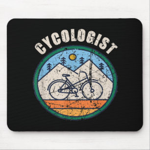 Cykologe Funny Bicycle Cycling Vintage Gabe Mousepad