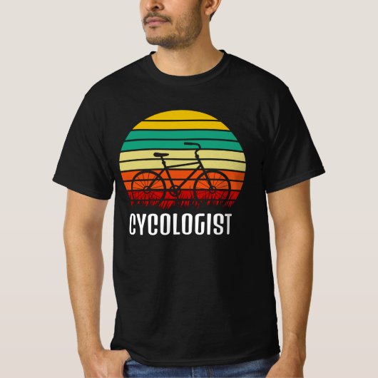 Cykologe - Funny Vintag Cycling T - Shirt (Vorderseite)