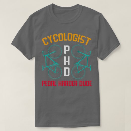 Cykologe PHD Pedal härter Typ TShirt Classic TS (Design vorne)