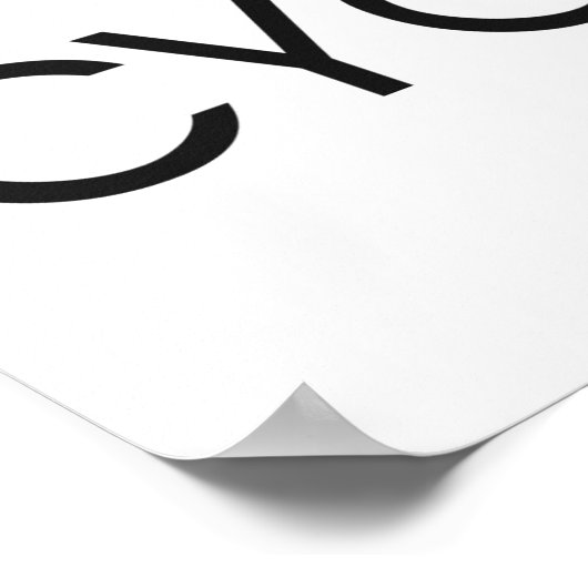 Cykologe Zyklus Poster (Ecke)