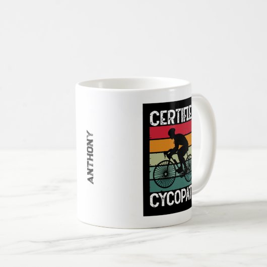 Cykopath für Radfahrer Kaffeetasse (VorderseiteRechts)