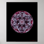 Cymatics: Metatron Cube Brainwave Sound Poster (Vorne)