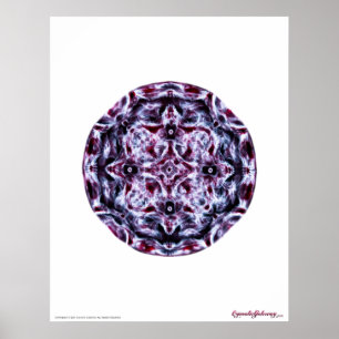 Cymatics: Music Note A Piano Poster