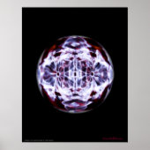 Cymatics Visible Sound Beta Staat Poster (Vorne)