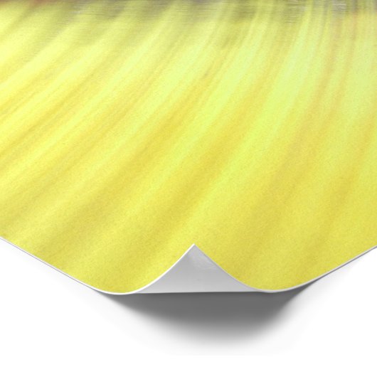 Cymbal & Round Tip Drum Sticks Poster (Ecke)