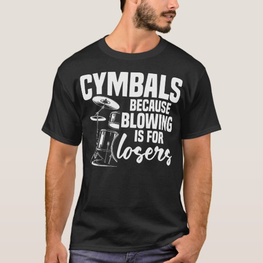 Cymbal Set For Drums Drum Kit Accessories Drummer T-Shirt (Vorderseite)