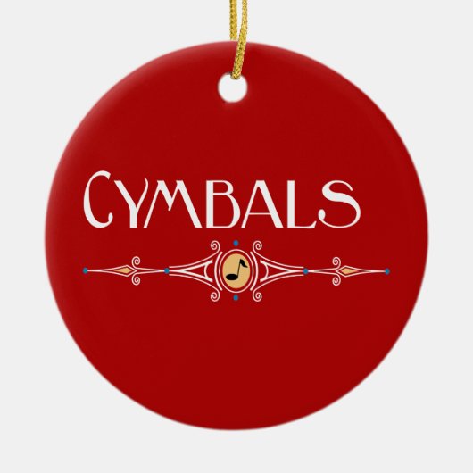 Cymbals Dekorationslinie Keramik Ornament (Vorne)