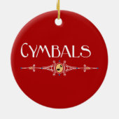 Cymbals Dekorationslinie Keramik Ornament (Hinten)