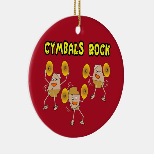 Cymbals Rock Keramik Ornament (Rechts)