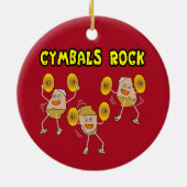 Cymbals Rock Keramik Ornament (Hinten)