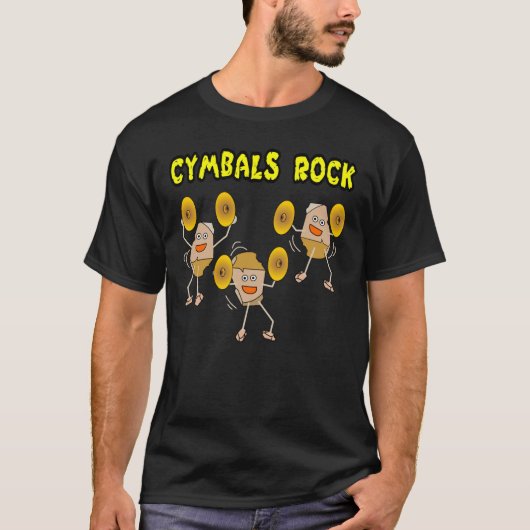 Cymbals Rock T-Shirt (Vorderseite)