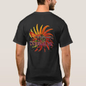 CymbaLyk Winged Gitarren-Logo-T-Shirt T-Shirt (Rückseite)