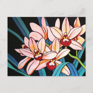 Cymbidien Postkarte