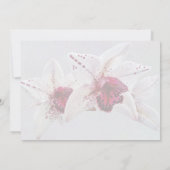 Cymbidium Baltic Dew Freckle Face Wedding Products Einladung (Rückseite)