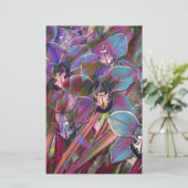 Cymbidium Orchid Carnival Briefpapier (Stehend Vorderseite)
