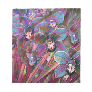Cymbidium Orchid Carnival Notizblock