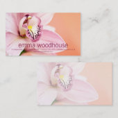 Cymbidium Orchid Visitenkarte (Vorne/Hinten)
