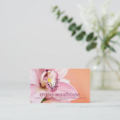 Cymbidium Orchid Visitenkarte (Stehend Vorderseite)