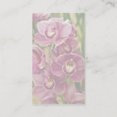 Cymbidium-Orchidee Visitenkarte (Rückseite)