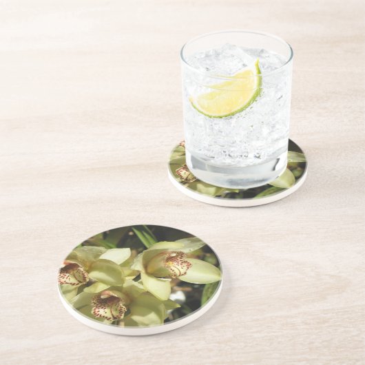 Cymbidium Orchids Untersetzer (Seite)