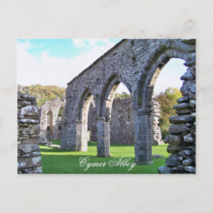CYMER ABBEY WALES POSTKARTE