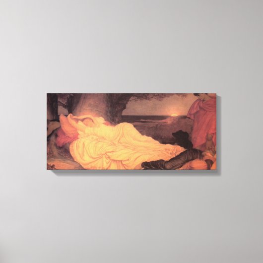 Cymon und Iphigenia ~ Lord Frederick Leighton Leinwanddruck (Vorderseite)