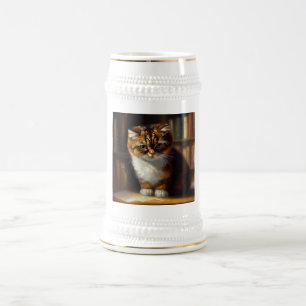 Cymric Cat Bierglas