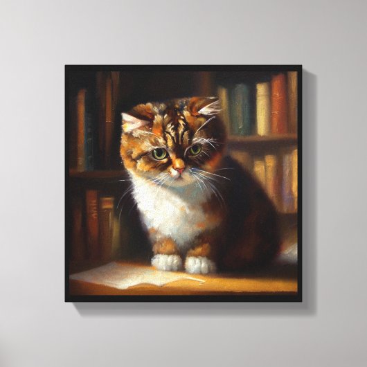 Cymric Cat Leinwanddruck (Vorderseite)