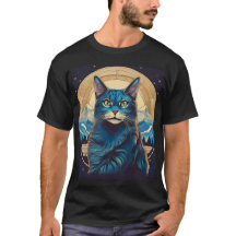 Cymric Cat mit Bergkulisse