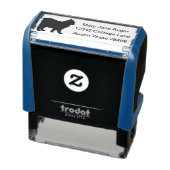 Cymric Cat Personalisierte Selbstadresse Permastempel (Produkt)