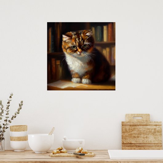 Cymric Cat Poster (Küche)