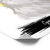 Cymric Cat Print | Cat Wall Print Poster (Ecke)