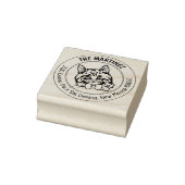 Cymric Cat Rücksendeadresse Gummistempel (Stempel)