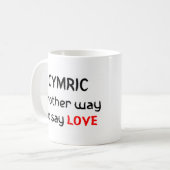 Cymric Liebe Kaffeezubereitung Tasse (Vorderseite Links)