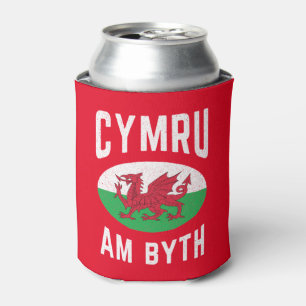Cymru Am Byth Wales Flag Stolz Wales Vintage Rugby Dosenkühler