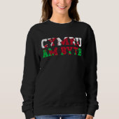 Cymru Am Byth Wales Pride Welsh Flag Sweatshirt (Vorderseite)