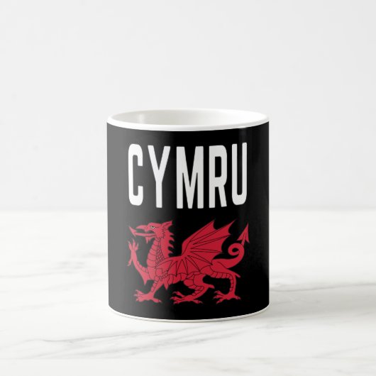 Cymru Cymraeg Wales Roots Rugby ist stolz, walisis Kaffeetasse (Mittel)