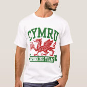 CYMRU Drink Team T-Shirt (Vorderseite)