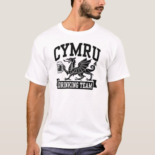 CYMRU Drink Team T-Shirt (Vorderseite)