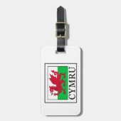 Cymru Gepäckanhänger (Vorderseite vertikal)
