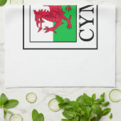 Cymru Handtuch (Gefaltet)