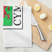 Cymru Handtuch (Viertel Falte)