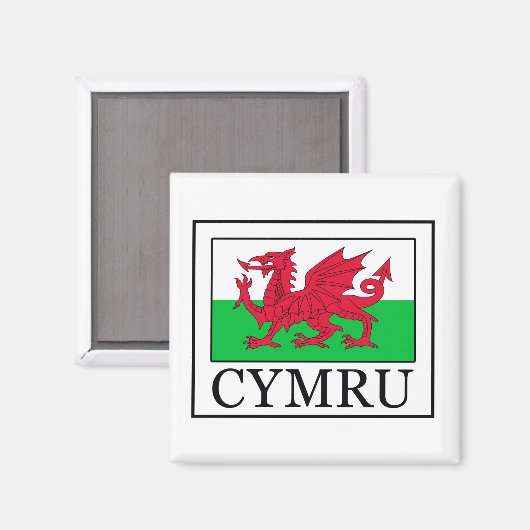 Cymru Magnet (Vorderseite/Rückseite)